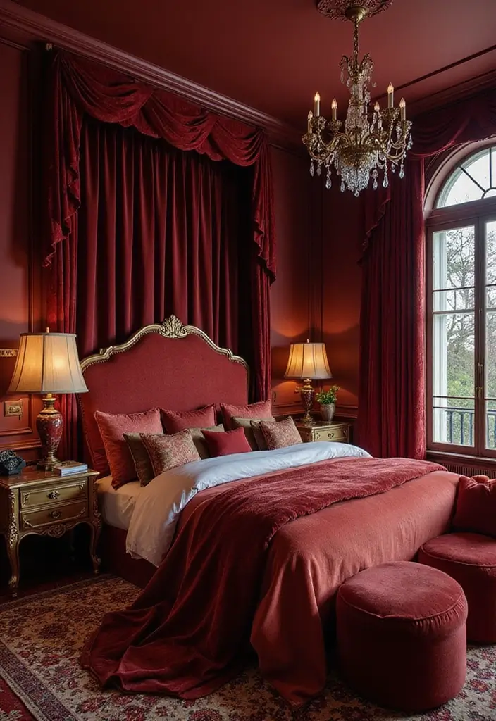 27 Bedroom Curtain Ideas Master Modern That Add Elegance and Privacy - 4. Velvet Touch for Luxury