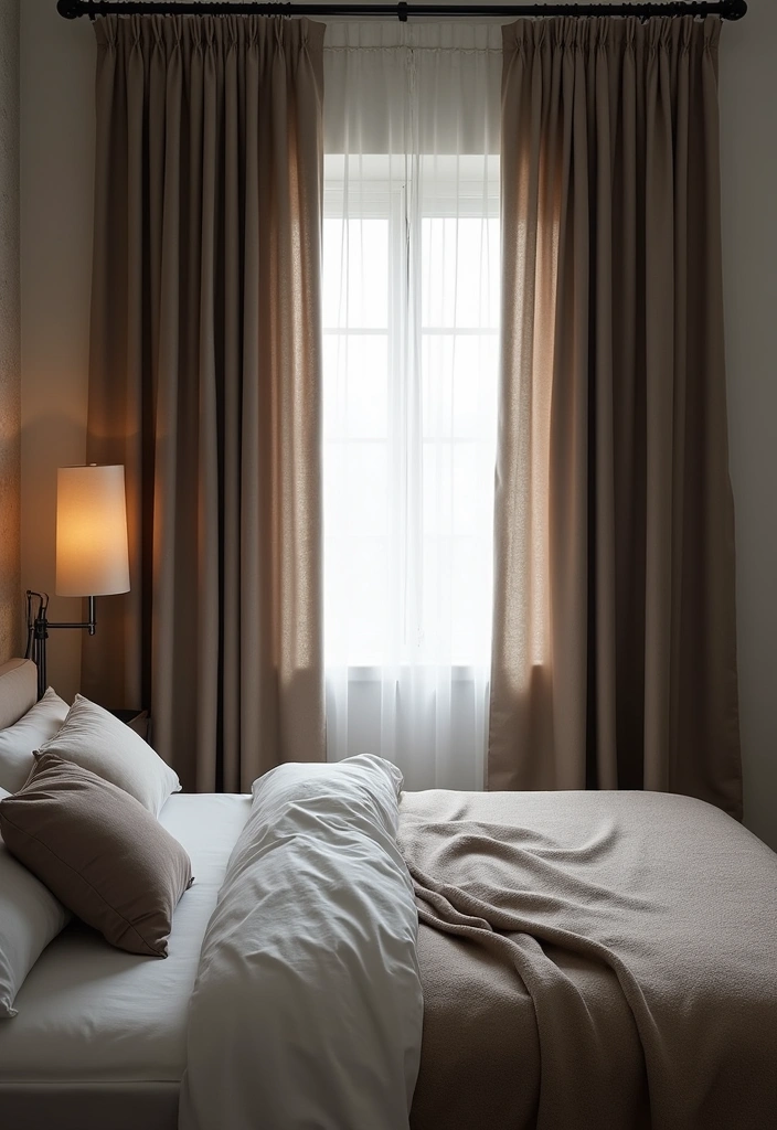 27 Bedroom Curtain Ideas Master Modern That Add Elegance and Privacy - 9. Blackout Curtains for Better Sleep